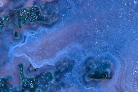 Macro photography of Crystal texture background, nature pattern.blue.