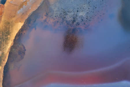 Macro photography of purple Crystal