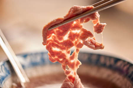 Beef soup-famous food in Tainan, Taiwan, Asia, traditional cuisine.の写真素材