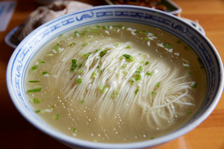 Suzhou Noodle Soup in Chinaの写真素材