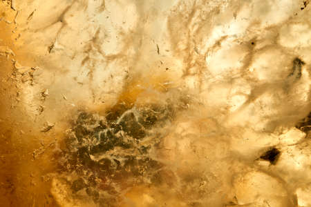 Abstract Yellow Crystal background, nature pattern.