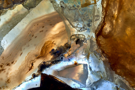 Abstract yellow stone background marble shot, nature pattern.