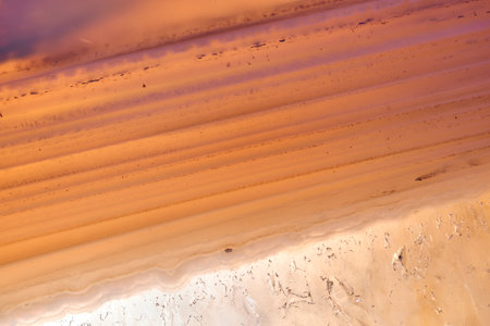 Close up shot of yellow Mineral stone photo, background, design element. studio shot.の写真素材