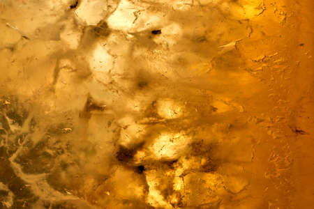 Yelloiw Crystal texture background, studio shot.