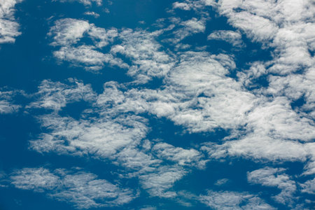 Dramatic Cloudscape in the blue sky.