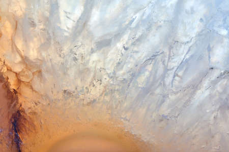 Macro photography of Crystal, close up.