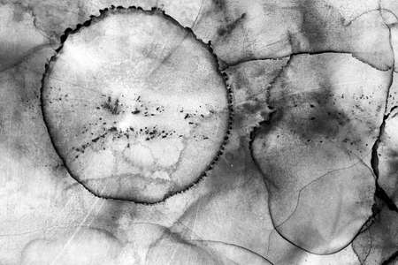 Gray abstract hand paint square stain backgrounds.の写真素材