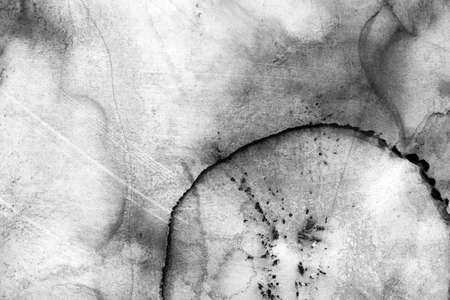 Monochrome fluid art painting and pure style.