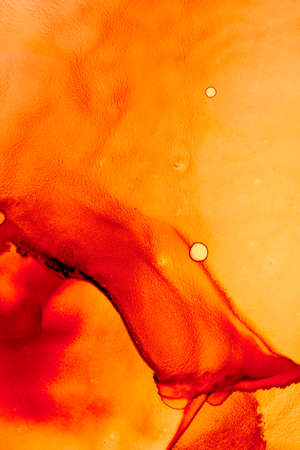 Modern mixing liquid paints, studio shooting.
