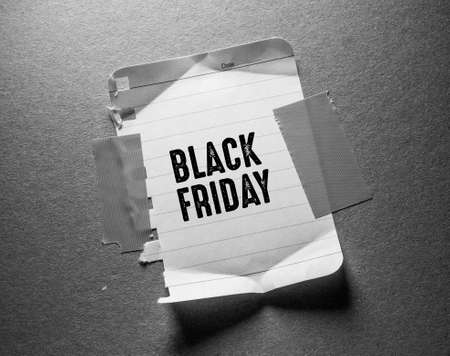 Black Friday Words with Business Concept Ideaの写真素材