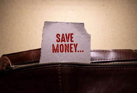 Close up of Money Word , Business Concept Ideaの写真素材