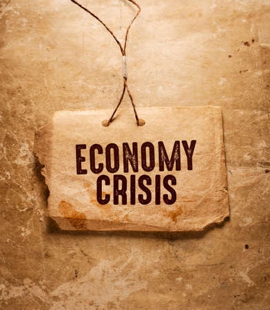 Close up of Crisis Word , Business Concept Ideaの写真素材