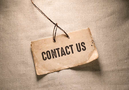 Words with contact us Business Concept ideaの写真素材