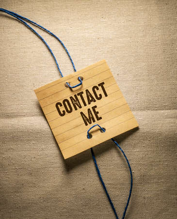 Words with Contact Us Business Concept Ideaの写真素材