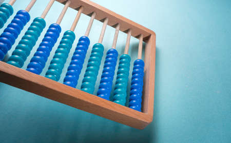 child's toy abacus ancient calculator math arithmetic educational objectの写真素材