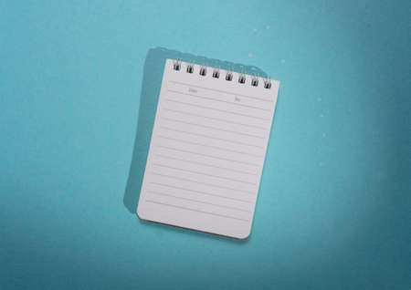 Close up of a blank paper book