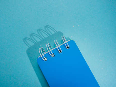 Close up of a blank paper bookの写真素材
