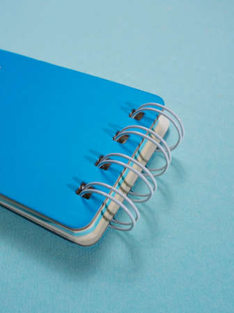 Close up of a blank paper bookの写真素材
