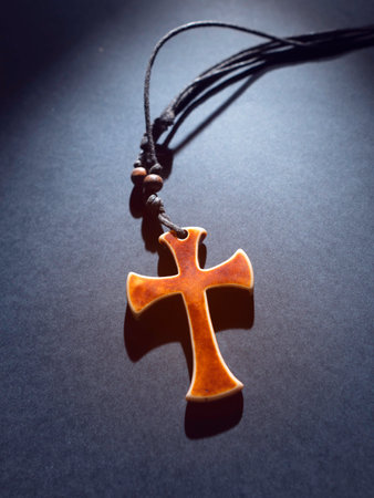 Holy Bible Christian Religion book and Crossの写真素材