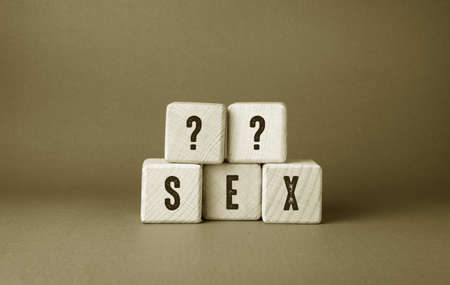 Close up of Sex Words , Medical Concept Ideaの写真素材