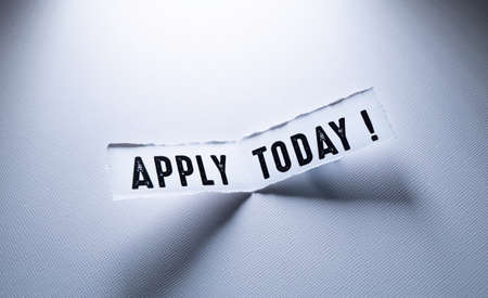 Close up of Apply Word , Business Concept Ideaの写真素材