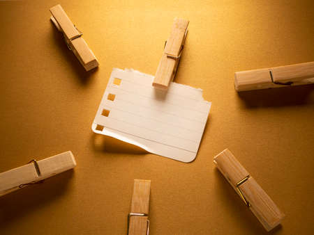 Blank cardboard tag label , This can use for past your wordsの写真素材