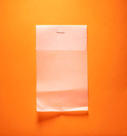 Empty space Paper Tag for copy space your own wordsの写真素材
