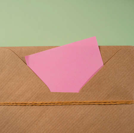 Empty space Paper Tag for copy space your own wordsの写真素材