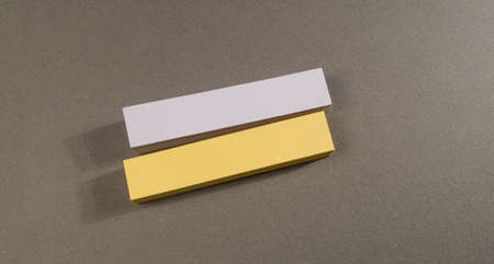 Empty space note papers for copy space your own wordsの写真素材