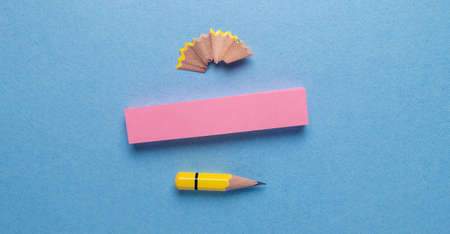 Empty space note papers for copy space your own wordsの写真素材