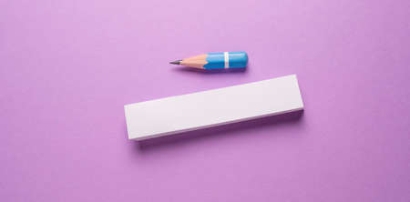 Empty space note papers for copy space your own wordsの写真素材
