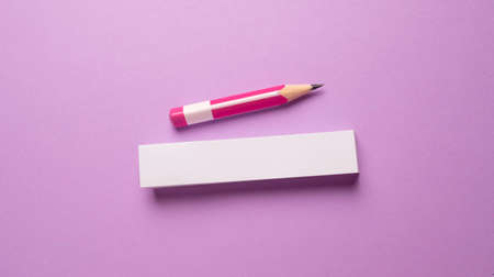 Empty space note papers for copy space your own wordsの写真素材