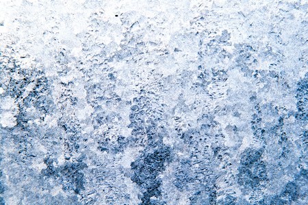 Ice pattern on window white colourの写真素材