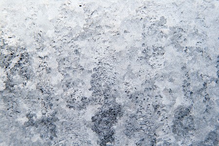 Ice pattern on window white colourの写真素材