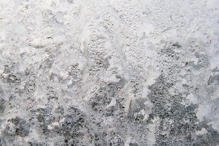 Ice pattern on window white colourの写真素材