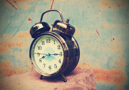 Retro alarm clock