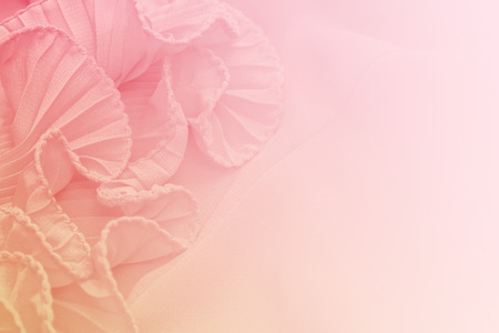 Detail of a dress in soft style for backgroundの写真素材