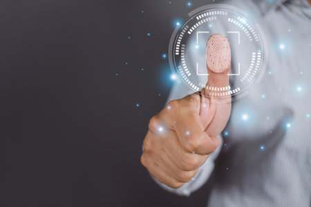 Fingerprint scanning provides secure access with biometric identification. Security and password...