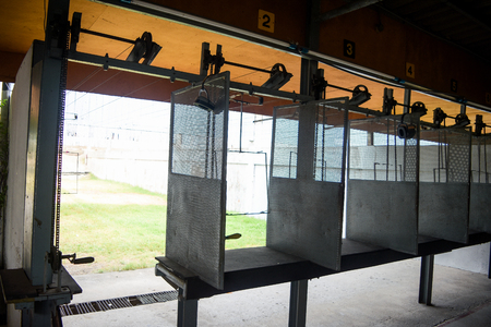 Gun training fieldの写真素材