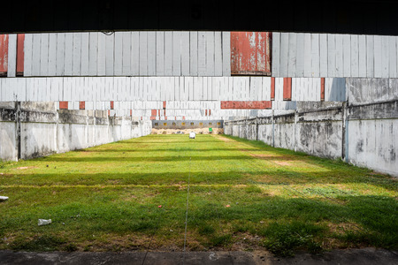Gun training fieldの写真素材
