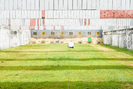 Gun training fieldの写真素材