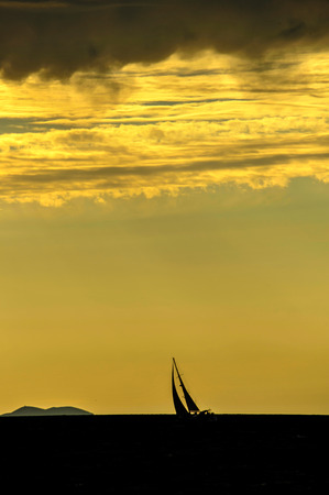 Zadar sunsetの写真素材