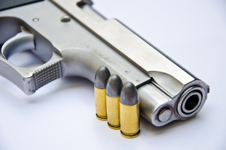 gun with bullet の写真素材