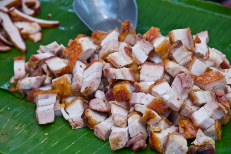 roast pork Thailand styleの写真素材