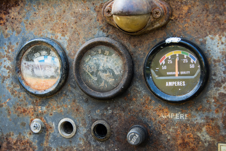 old ampere meterの写真素材