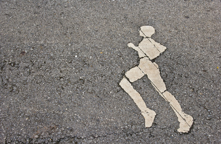 running sign symbol_の写真素材
