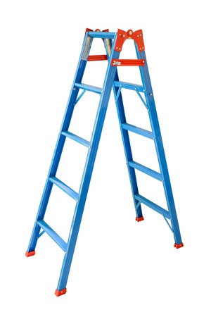 Ladder Isolated on white background の写真素材