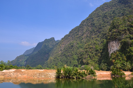Tropical landscape, phang-ngha Thailand の写真素材