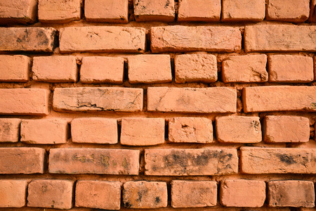 Old weathered brick wall 