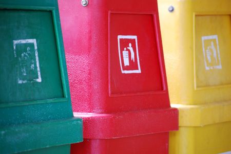 Trash Binsの写真素材